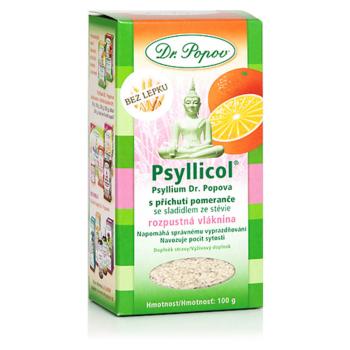 DR. POPOV Psyllicol s príchuťou pomaranča 100 g