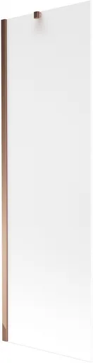 MEXEN/S - Next vaňová zástena FIX 60 x 150, dekor, růžové zlato 895-060-000-00-30-60