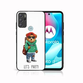 MY ART Silikónový obal Motorola Moto G60s BEAR (177)