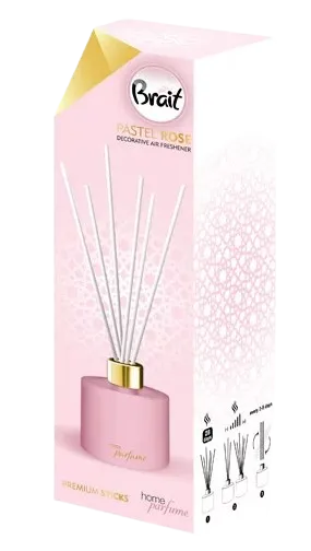 BRAIT PASTEL ROSE - Vonné tyčinky (ovocno-kvetinovo orientálna vôňa, 100 ml)