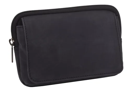 Kožené puzdro na opasok čierny hunter 250899