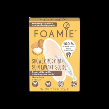 FOAMIE Kiss me Argan Shower Body Bar, Hydratačná sprchová starostlivosť 80 g