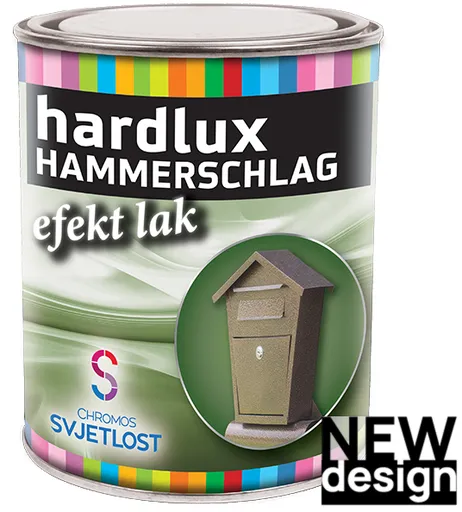 HARDLUX - Kladivková antikorózna farba 0,75 l červený
