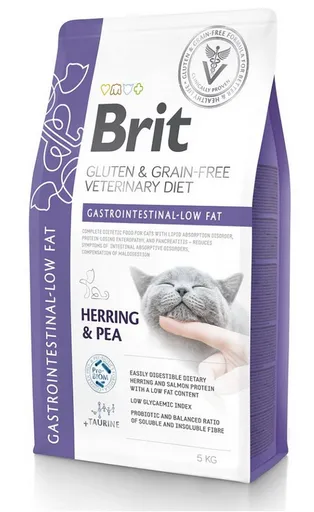 Brit Veterinary Diets GF cat Gastrointestinal granule pre mačky 2kg