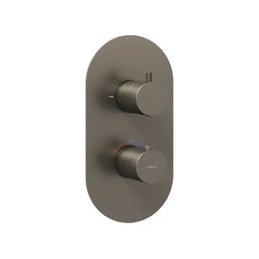 Sprchová a vaňová batéria Ravak Espirit bez podomietkového telesa grafit kartáčovaný X070323