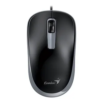 Myš drátová, Genius DX-125S, černo-šedá, optická, 1200DPI
