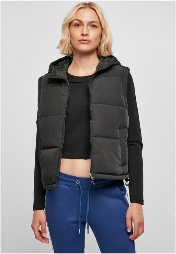 Urban Classics Ladies Recycled Twill Puffer Vest black - XS