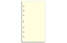 Filofax nelinkovaný papier krémový 30 listov - Osobný