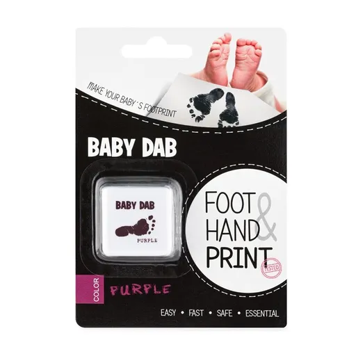 Baby Dab Farba na detské odtlačky fialová,BABY DAB Farba na detské odtlačky - fialová