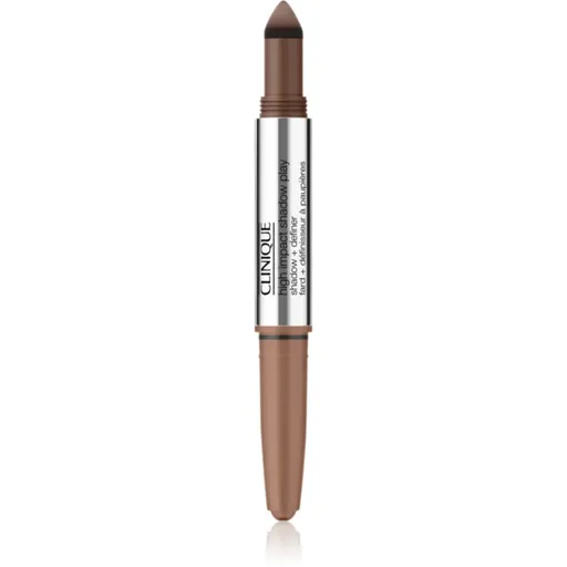 Clinique High Impact™ Shadow Play očné tiene v ceruzke duo odtieň Double Latte 1.9 g
