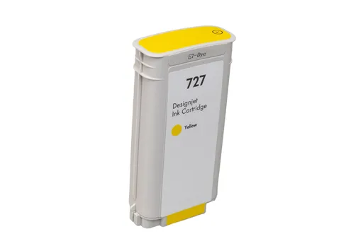 Renovovaná atramentová náplň B3P21A, no.727Y, 130ml pre tlačiarne HP (BULK), žltá