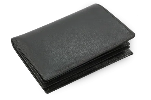 Čierna pánska kožená dokladovka 514-2220-60