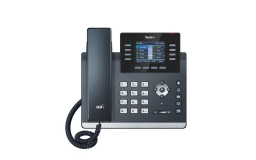 Yealink SIP-T44U SIP telefón, PoE, 2,8" 320x240 LCD, 21 prog.tl.,2xUSB