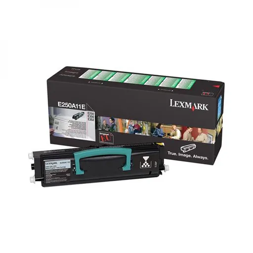 LEXMARK E250A11E - originálny toner, čierny, 3500 strán