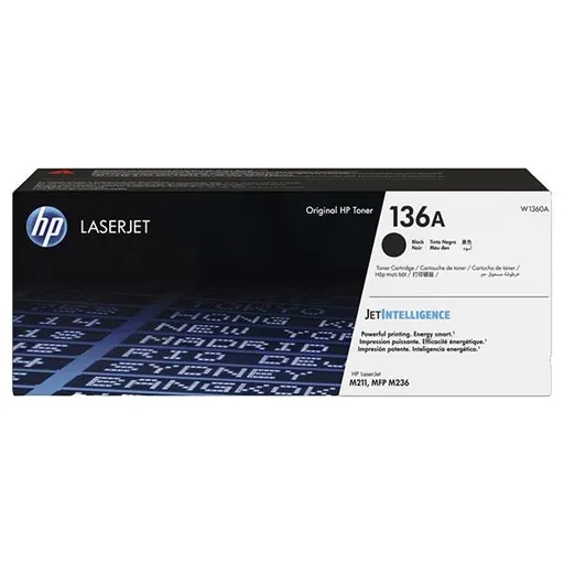 HP W1360A - originálny toner HP 136A, čierny, 1150 strán