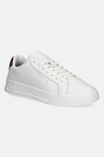 Tenisky Tommy Hilfiger TH COURT BETTER LTH biela farba, FM0FM05322