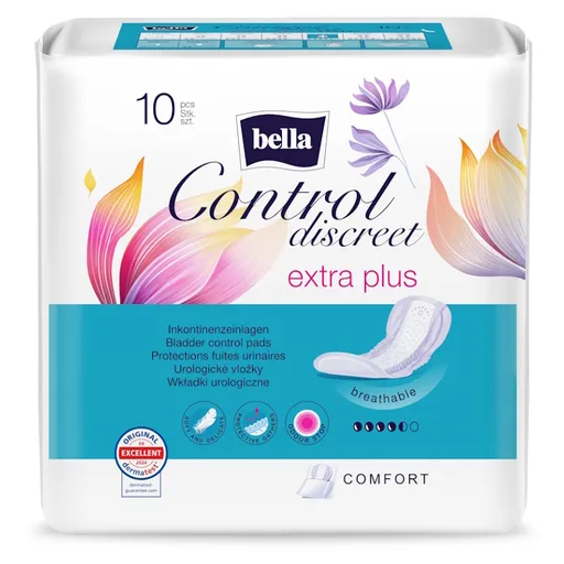 BELLA CONTROLl Discreet inkontinenčné vložky Extra Plus 10 kusov