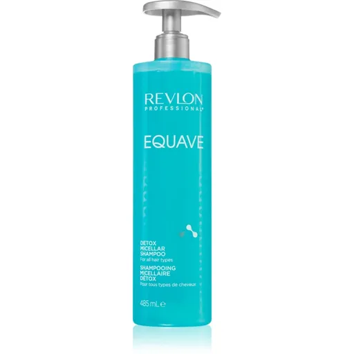 Revlon Professional Equave Detox Micellar Shampoo Micelárny šampón s detoxikačným účinkom pre všetky typy vlasov 485 ml