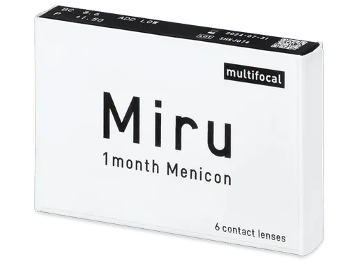 Miru 1 Month Menicon Multifocal (6 šošoviek)