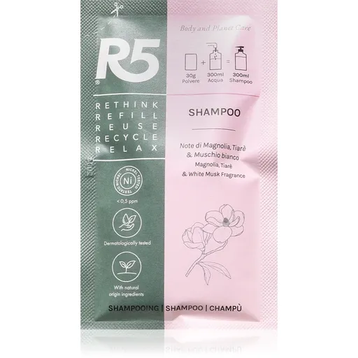 R5 Shampoo da Riattivare šampón na vlasy 30 ml