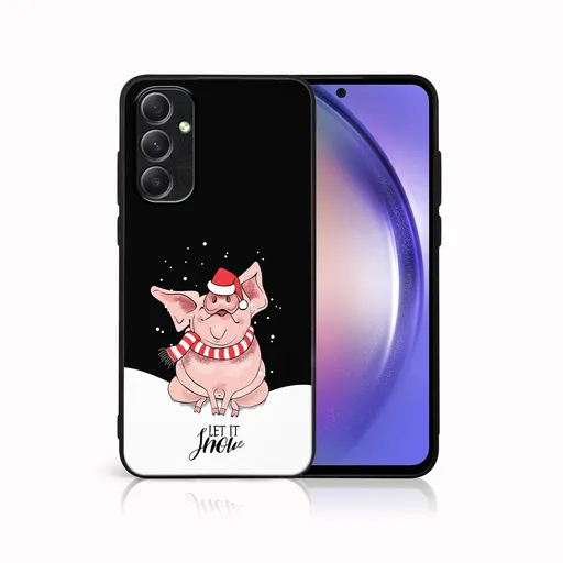 MY ART Kryt s vianočným dizajnom Samsung Galaxy A14 / A14 5G LET IT SNOW (075)