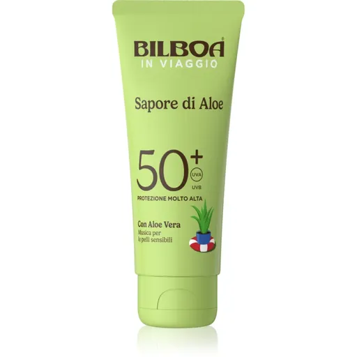 Bilboa Sapore di Aloe Travel opaľovací krém s aloe vera SPF 50+ 75 ml