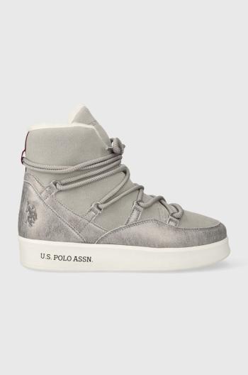 Snehule U.S. Polo Assn. VEGY šedá farba, VEGY005W/CHY1