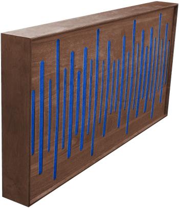 Mega Acoustic FiberExcellentPRO120 Walnut/Blue Absorpčný drevený panel