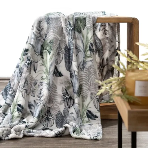 ArtFir Deka DAVOS 2 | zelená/biela 150 x 200 cm