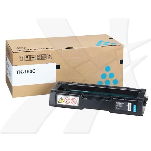 KYOCERA TK150C - originálny toner, azúrový, 6000 strán