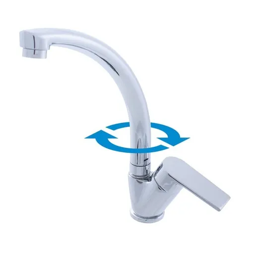 RAV SLEZÁK Colorado drezová batéria s otočným ramienkom chróm co106.5/3 CO106.53