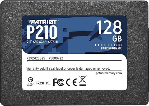 PATRIOT P210/128GB/SSD/2.5