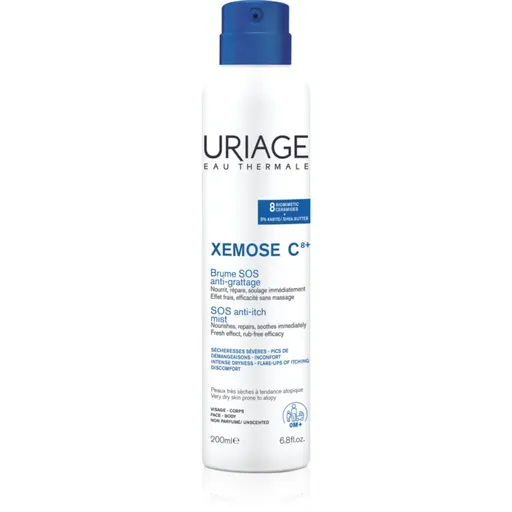 Uriage Xemose C8+ SOS Anti-Itch Mist SOS sprej pre okamžité upokojenie pocitu svrbenia 200 ml