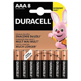 Duracell BASIC Jednorazová alkalická batéria AAA, 8-pack