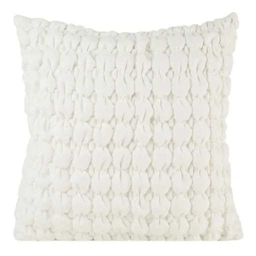 ArtFir Obliečka na vankúš VELVET 193 | biela 45 x 45 cm