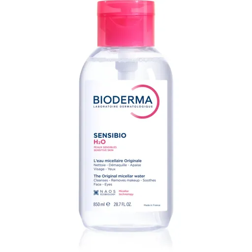 Bioderma Sensibio H2O micelárna voda pre citlivú pleť s dávkovačom 850 ml