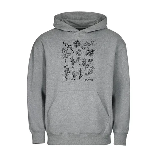 Bontis Mikina MEADOW - Tmavošedý melír | XL