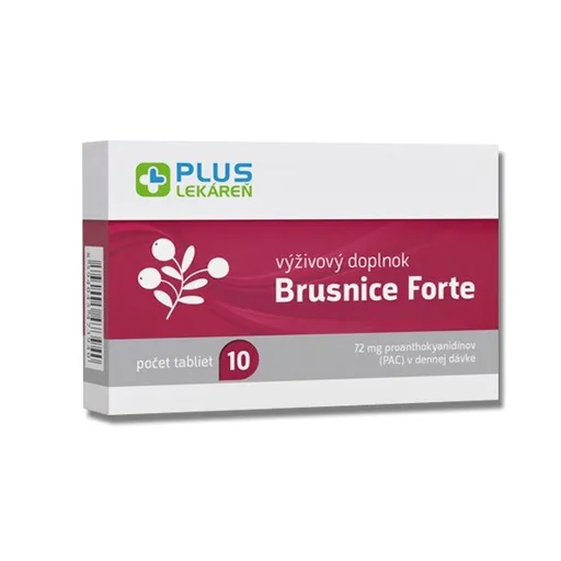 Plus Lekáreň Brusnice Forte 10 tabliet