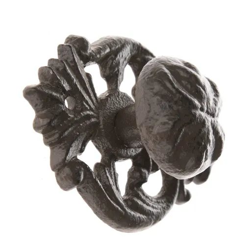 Litinová úchytka Lidar čierna, 11 x 7 cm