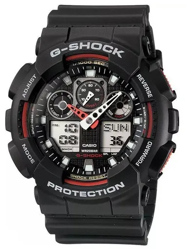 Pánske hodinky CASIO G-SHOCK GA-100-1A4ER (zd135c)
