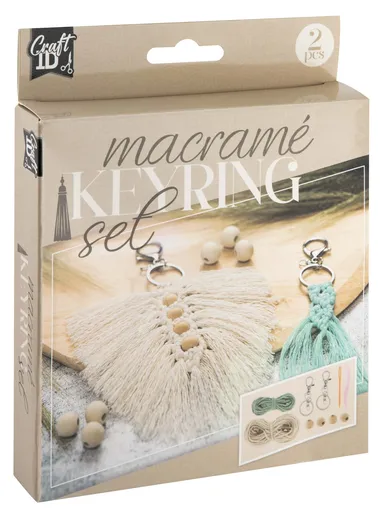 RMS Kreatívna sada Macrame 2x prívesok na kľúče