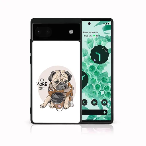 MY ART Ochranný kryt pre Google Pixel 6a MORE COFFEE (184)