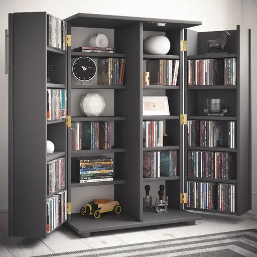 VCM police na CD/DVD „Engalo XL“, antracitová