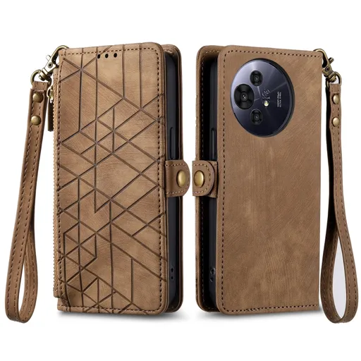 GEOM Peňaženkové puzdro pre TCL 50 Pro NxtPaper hnedé