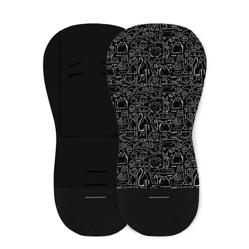 PETITE&MARS Vložka Foamy Black Cats,PETITE&MARS Vložka do kočíka Foamy Black Cats