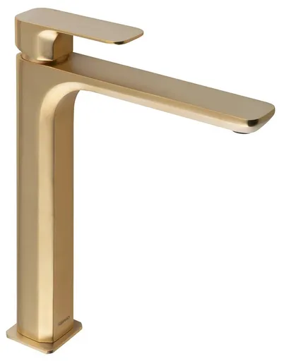 SAPHO - SPY stojanková umývadlová batéria vysoká, predĺžená hubica, zlato mat PY07/19
