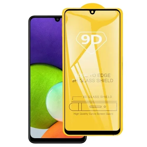3D Tvrdené sklo Samsung Galaxy A22 / M22 čierne