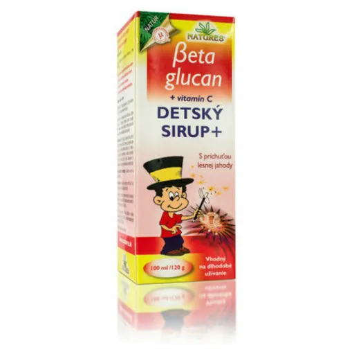 NATURES Beta Glucan detský sirup 100 ml
