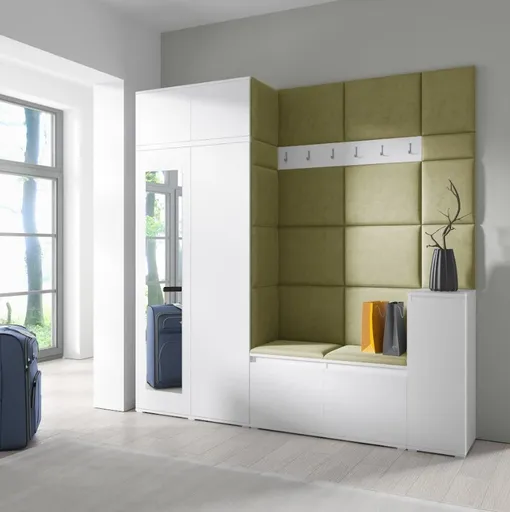 ArtPK Predsieň AMY 26 | biela so zrkadlom farebné prevedenie: Trinity 27