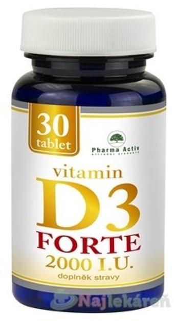 Pharma Activ Vitamin D3 FORTE 2000 I.U., 30 ks